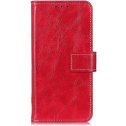 Mobigear Basic Xiaomi Redmi Note 10 5G Hoesje Bookcase Portemonnee - Rood