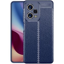 Mobigear Luxury POCO X5 Pro Hoesje Flexibel TPU Backcover - Blauw
