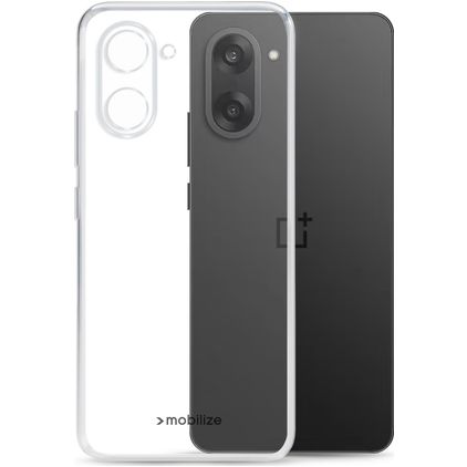 Mobilize Gelly Doorzichtig OnePlus Nord CE5 Hoesje Flexibel TPU Backcover - Transparant