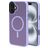 Mobiparts Hardcover iPhone 16 Plus MagSafe Hoesje Hardcase Backcover - Satin Lila