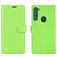 Mobigear Classic Motorola One Fusion Plus Hoesje Bookcase Portemonnee - Groen