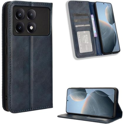 Mobigear Sensation POCO X6 Pro Hoesje Bookcase Portemonnee - Blauw