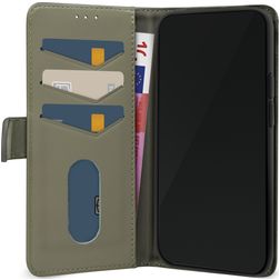 Mobilize Premium Gelly Wallet iPhone 12 Pro Hoesje Bookcase Portemonnee - Groen