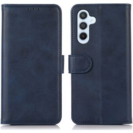 Mobigear Wallet Samsung Galaxy A35 Hoesje Bookcase Portemonnee - Blauw