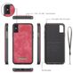 Caseme 008 iPhone XS Hoesje Uitneembare 2in1 Bookcase Portemonnee - Rood