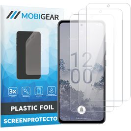 Mobigear Nokia X30 Screenprotector Folie - Case Friendly (3-Pack)