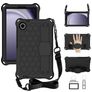 Mobigear HexStrap Samsung Galaxy Tab A9 (2023) Hoes EVA Schuim Backcover + Schouderband - Zwart