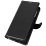 Mobigear Classic LG Velvet Hoesje Bookcase Portemonnee - Zwart