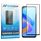 Mobigear Premium OPPO A76 Glazen Screenprotector - Case Friendly - Zwart