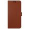 Valenta Gel Skin iPhone 14 Pro Max Hoesje Echt Leer Bookcase Portemonnee - Bruin