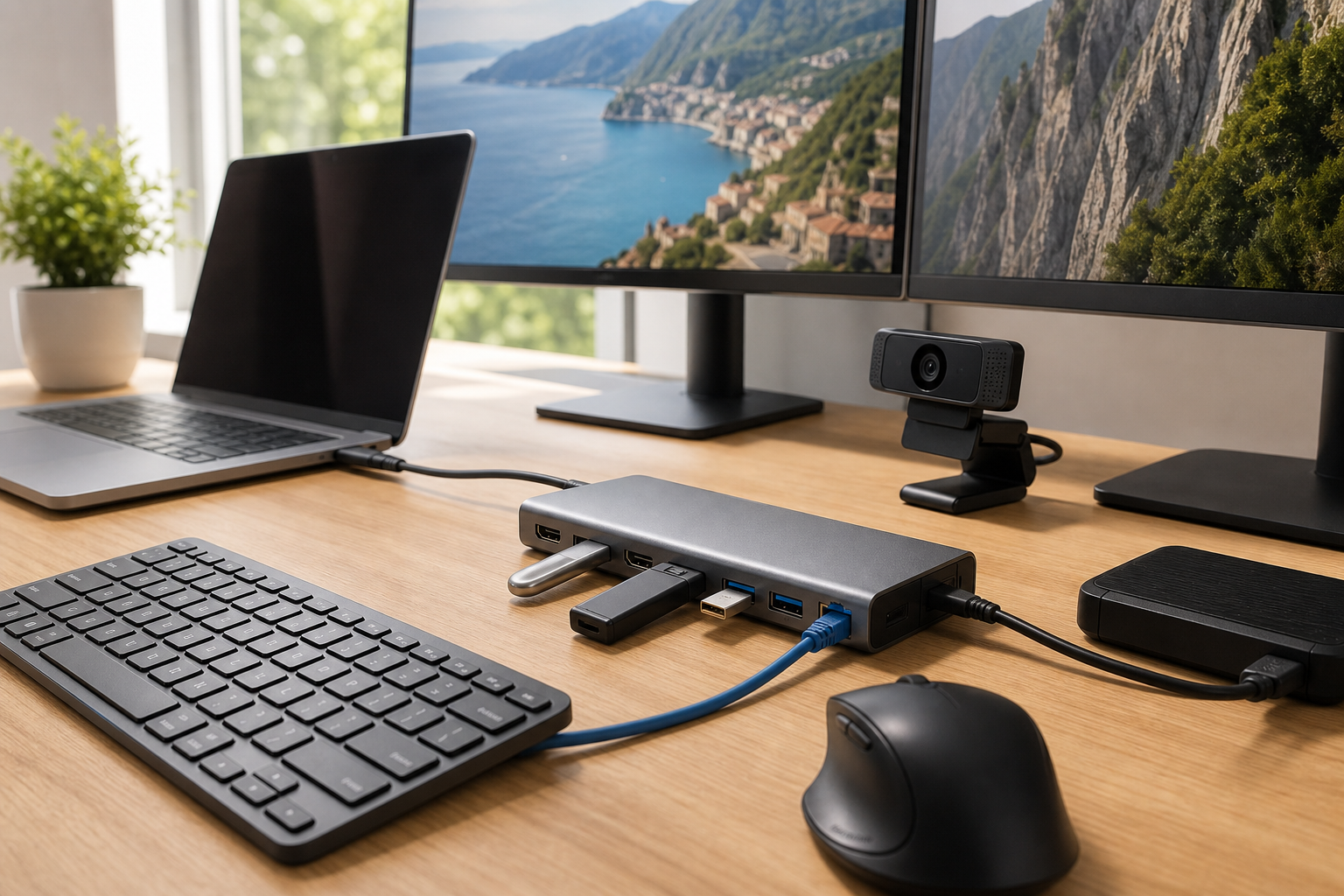 Welke apparaten kun je aansluiten op een USB-hub?