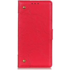 Mobigear Ranch Samsung Galaxy A21 Hoesje Bookcase Portemonnee - Rood