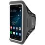 Mobiparts Comfort Fit Telefoonhouder Hardlopen Huawei P9 Sport Hoesje Neopreen Sportarmband - Zwart