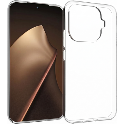 Mobigear Basics Doorzichtig Xiaomi 15T Pro Hoesje Flexibel TPU Backcover - Transparant