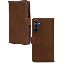 Mobilize Wallet Samsung Galaxy A05s Hoesje Echt Leer Bookcase Portemonnee - Bruin