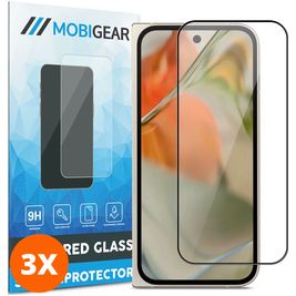 Mobigear Premium Google Pixel 9 Pro Fold Glazen Screenprotector - Case Friendly (3-Pack)