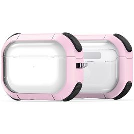 Mobigear Shockproof Apple AirPods Pro 1 Hardcase Hoesje - Roze