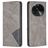 Mobigear Rhombus Slim OPPO Find X6 Hoesje Bookcase - Grijs