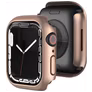 Mobigear Colors Dun Apple Watch - 45 mm Hardcase Hoesje - Roségoud