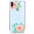 Mobigear Design iPhone XS Max Hoesje Flexibel TPU Backcover - Bloemen