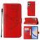Mobigear Butterfly Samsung Galaxy A35 Hoesje Bookcase Portemonnee - Rood