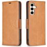 Mobigear Excellent Samsung Galaxy S24 FE Hoesje Bookcase Portemonnee - Cognac