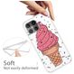Mobigear Design iPhone 12 Mini Hoesje Flexibel TPU Backcover - Ice Cream