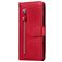 Mobigear Zipper Huawei P Smart (2020) Hoesje Bookcase Portemonnee - Rood