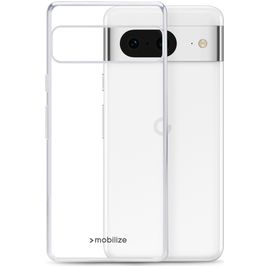 Mobilize Gelly Doorzichtig Google Pixel 8 Hoesje Flexibel TPU Backcover - Transparant