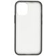 Mobiparts Hardcover iPhone 12 Mini Hoesje Hardcase Backcover - Transparant / Grijs