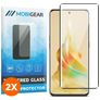 Mobigear Premium OPPO Reno 8T 5G Glazen Screenprotector - Case Friendly - Zwart (2-Pack)