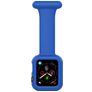 Mobigear Clip Case Verpleegkundige Apple Watch Bandje Speld - 46/45/44 mm - Blauw