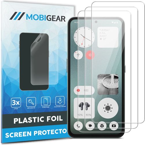 Mobigear Nothing CMF Phone 1 Screenprotector Folie - Case Friendly (3-Pack)