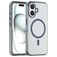 Mobigear Shockproof iPhone 16 MagSafe Hoesje Flexibel TPU Backcover - Donkerblauw