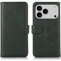 Mobigear Wallet iPhone 17 Pro Hoesje Bookcase Portemonnee - Groen