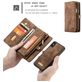 Caseme 008 iPhone XS Hoesje Uitneembare 2in1 Bookcase Portemonnee - Bruin