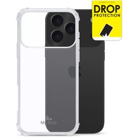 My Style Protective Flex Doorzichtig iPhone 17 Pro Max Hoesje Flexibel TPU Backcover - Transparant
