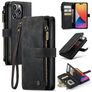Caseme C30 iPhone 14 Pro Max Hoesje Bookcase Portemonnee - Zwart