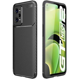 Mobigear Racing Realme GT2 Hoesje Flexibel TPU Backcover - Zwart