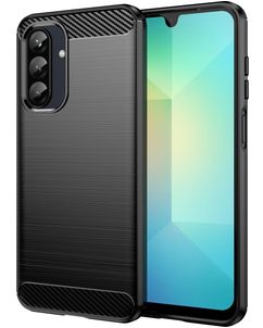 Mobigear Brushed Slim Samsung Galaxy A26 Hoesje Flexibel TPU Backcover - Zwart