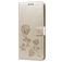 Mobigear Roses Samsung Galaxy A20s Hoesje Bookcase Portemonnee - Goud