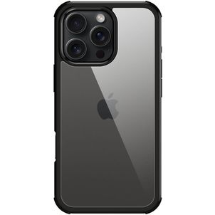 Valenta Full Cover iPhone 16 Pro Hoesje Gehard Glas Backcover Shockproof - Zwart