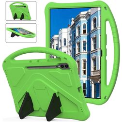 Mobigear AeroArmor Samsung Galaxy Tab S10 Ultra Kinder Tablethoes met Handvat + Stylus Houder - Groen