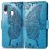 Mobigear Butterfly Samsung Galaxy A40 Hoesje Bookcase Portemonnee - Blauw