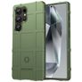 Mobigear Rugged Shield Samsung Galaxy S25 Ultra Hoesje Flexibel TPU Backcover Shockproof - Groen