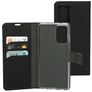 Mobiparts Saffiano Wallet Samsung Galaxy A72 Hoesje Bookcase Portemonnee - Zwart