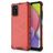 Mobigear Honeycomb Samsung Galaxy A03s Hoesje Hardcase Backcover Shockproof - Rood