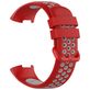Mobigear Sport Plus Buckle Siliconen Fitbit Charge 4 Bandje Gespsluiting - Rood / Grijs