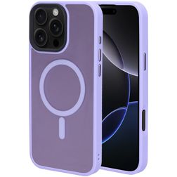 Mobiparts Hardcover iPhone 16 Pro Max MagSafe Hoesje Hardcase Backcover - Satin Lila
