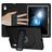 Mobigear Ruggedized iPad 11 (2025) Hoes EVA Schuim Backcover + Standaard - Zwart
